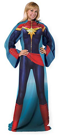 Northwest Comoda coperta con maniche, per adulti (121,9 x 180,3 cm), Mighty Captain Marvel