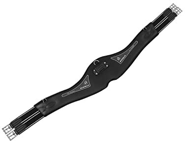 Acavallo Gurt Anatomic PVC + Gel, Farbe:schwarz, Länge:115