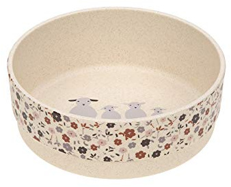 LÄSSIG Ciotola per bambini Ciotola per bambini Stoviglie per bambini senza melamina, senza BPA, lavabile in lavastoviglie e microonde/Bowl PP/Cellulose Tiny Farmer Sheep