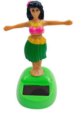 Gusengo cabezones solares - Bobble Head Figuras Juguetes solares para Windows - Juguete portátil para Coche con Cabeza móvil, decoración salpicadero con energía Solar Reutilizable