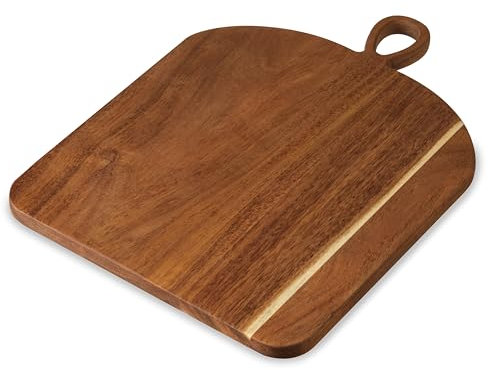 Twine Großes Servierbrett, Charcuterie Boards Zubehör Vorspeise Serviertablett Großes Schneidebrett Akazienholz Serviertablett Set von 1