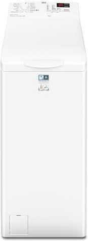 AEG Waschmaschine Toplader, Serie 6000 ProSense: Mengenautomatik, 6 kg, Inverter Motor, EEKL B, Startzeitvorwahl, Leise, 1200 U/min, Weiß, LTR6N40260