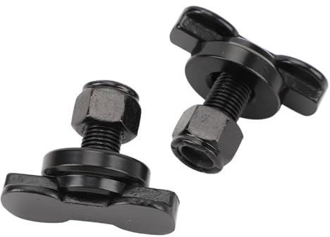 2PCS L Track Stud Fitting Down Anchor Points, Carbon Steel Galvanized Airline Track Stud Fitting with Universal Compatibility for Truck Beds Trailers