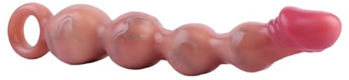 Analkugeln aus Silikon mit Zugring – Flexibler Analplug & Buttplug für Männer & Frauen – Analdildos für Anfänger & Fortgeschrittene – Sexspielzeug für Paare & Solo