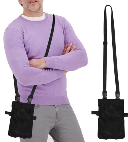 Sac de Collecte à Urine de 2000 ml,Support de Sac de Drainage Urinaire,Housse de Sacs de Sathéter Dissimulée avec Sangle Réglable et Fente Invisible pour La Fauteuil,Maison,Roulant,Iit(Noir)