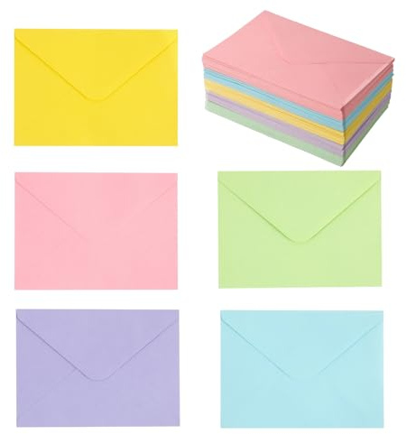 100 Stück Briefumschläge Umschläge mit Nassklebung 120 g/m² DIN B6 | Briefumschlag Kuvert Briefkuverts Briefhüllen Papier für Grußkarten, Hochzeit Einladung, Geburtstagskarten Briefkuvert
