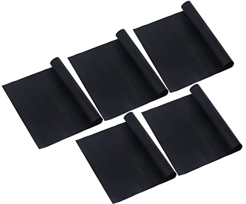 Aumotop 5-teilige Grillmatte mit Antihaftbeschichtung, Praktisch, Hochtemperaturbeständig, Leicht zu Reinigen, Größe Zum Braten, Kochen, Grillen, Geeignet für Fleisch, Gemüse, Fisch,