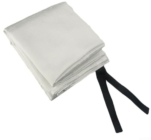 Manta de soldadura de fibra de vidrio resistente al fuego 1,8 x 1,2 m para protección contra chispas y calor, escudo ignífugo de grado industrial para soldadura, soldadura