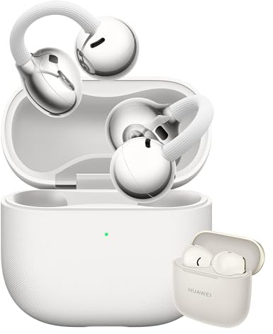 HUAWEI FreeClip 2 Weiß+ FreeBuds SE 3 Beige, Kabellos Bluetooth Kopfhörer, Besonders leicht für ganztägigen, Kristallklare Anrufe, iOS & Android, 30 Monate Garantie