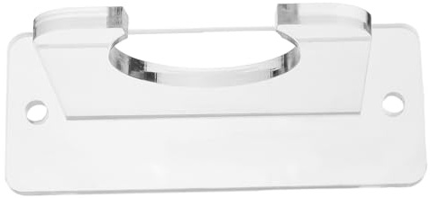 LOORGVEL Acryl Tischtennisschläger Ständer Wandmontage Transparenter Aufbewahrungsständer für Sportgeräte Platzsparender Schlägerhalter für Heim Fitnessstudio