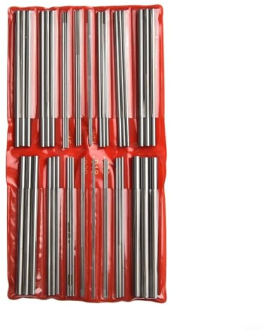 Juego de cables de medición de rosca, kit de calibre de tres cables de 48 piezas, para roscas externas, medidores de pines de acero inoxidable, con paso métrico, 0.-6 mm y, para TPI imperial