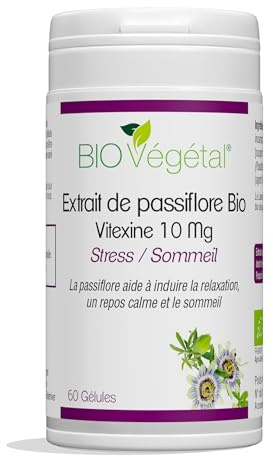 Phytosud Passiflore Bio - Passiflore Gelules pour la Relaxation et un Sommeil Réparateur - Complément Alimentaire Vegan - Extrait très concentré - Extraction et fabrication française - 60 gélules