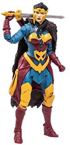 McFarlane Toys, 7-Inch DC Endless Winter Wonder Woman Action Figure with 22 Moving Parts, Collectible DC Figure with Unique Collectible Character Card – Ages 12+