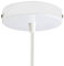 Rosone Cilindrico in Metallo ø120mm 1/2/3/5/7 Uscite. Colori: Bianco, Nero, Cromato, Rame, Ottone e Nero Perla (1 Foro Bianco)