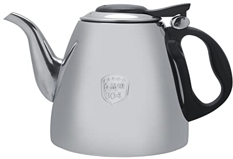 Teekessel, Edelstahl Wasserkocher with 5L Kapazität hitzebeständigem Griff gleichmäßiger Erwärmung for Camping Küche und Familie