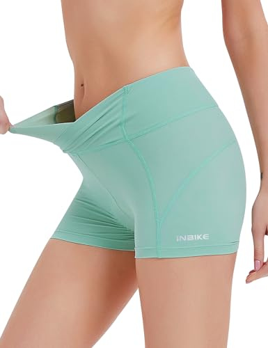 INBIKE Cuissard Velo Femme Rembourré Gel pour VTT sous-vêtements Cycliste Shorts Respirant