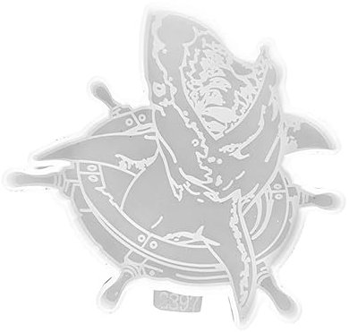 KONTONTY Untersetzer Form Für Epoxidharz Kreative Shark Gießform Für Teetassen Und Kaffeetassen Einfach Zu Entformen Und Langlebig Für Handgefertigte Kunstwerke