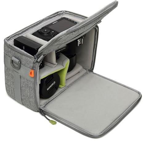 svatin Camera Insert Bag, Size S | Shockproof & Pressure-proof, Dual Opening Camera Lens Cube Case