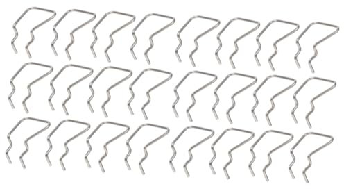 MUSISALY 24pièces Muraux Perforés Inoxydable Pour Outils Exposition Pratiques Pour Pegboard Et Rangement De Matériel