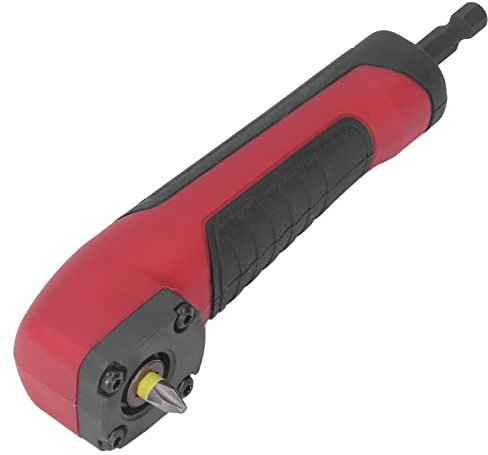 Bohrmaschine Winkeladapter, Rechts Winkel Bohrer Adapter mit Griff, 1/4in Sechskant Bohrbit Adapter