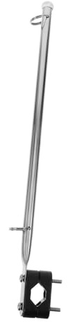 BESPORTBLE Flaggenhalter mit Glatter Oberfläche für Boote und Yachten aus Edelstahl Wasserfest Stabiler Fahnenmastbefestigungshalter für 7/8 bis 1 1/4 Rohre im Marine Einsatz