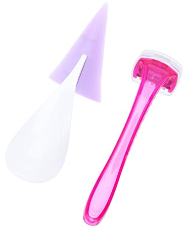 VALICLUD Elektrischer Rasierer Damen Intimbereich mit Flexiblem Silikonüberzug und Komfortablem Griff Kleiner Körperhaarrasierer für Präzises Bikini-styling Zufällige Farbe