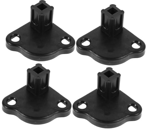 Hemobllo 4 supporti per tenda come pezzo di ricambio, versatili, stabili attrezzature da campeggio, compatti, accessori per tende da campeggio, per un fissaggio sicuro