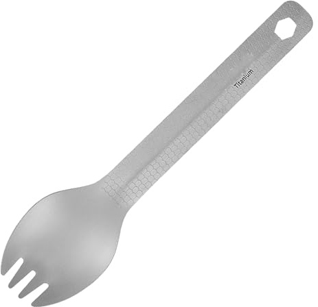 Lightweight Spoon Long Handle Spork Soup Camping Spork Tableware for Backpacking Home Use Nonslip Handle Cutlery