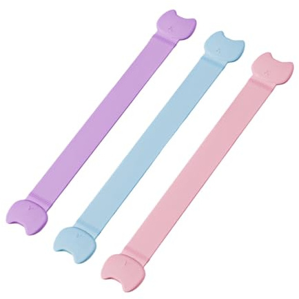 Zxpjkyu 3 Bandas de Resistencia de Silicona para Hombros, Ideales para Gimnasio, Entrenamiento Y Pilates en La Oficina, Cabeza de Gato