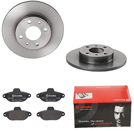 Bremsen Set Bremsscheiben Bremsbeläge Brembo vorne für für Fiat Panda 169 Punto 188
