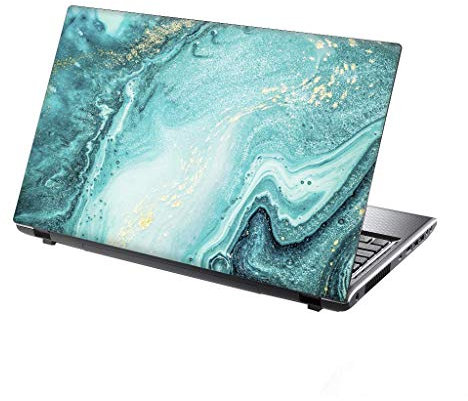 TaylorHe, pellicola adesiva vinilica per notebook con monitor da 15-15,6, soggetto teschio, effetto pelle laminata, realizzata in Gran Bretagna