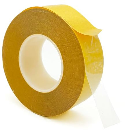 TK Gruppe Timo Klingler Teppichklebeband doppelseitig 25m x 38 mm - extra stark - Doppelklebeband - Verlegeband - als Teppichkleber & Beidseitges Klebeband