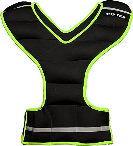 TOP TEN Gewichtsweste Neopren - 5 kg, schwarz-Gruen