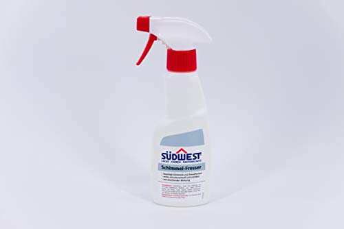 Südwest Schimmelfresser M32 chlorhaltiges Spray zum Entfernen Abtöten & Bleichen von Schimmel, Pilzen, Stockflecken, Algen & Moos, für schimmelbefallene Untergründe 250 ml Sprühflasche