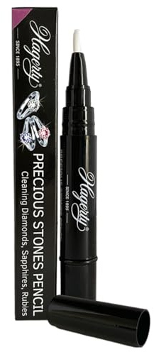 Hagerty Precious Stones Pencil I Schmuckreiniger für Edelsteine wie Diamanten Saphire Rubine sowie Gold und Platin I Exakte Schmuck Reinigung schonend und effizient