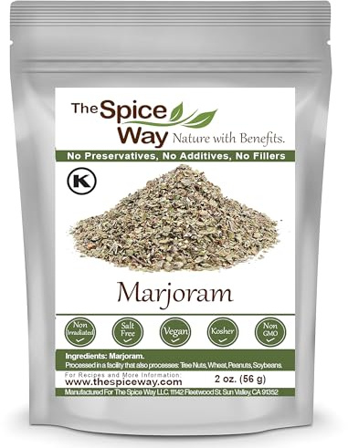 The Spice Way Marjoram Leaves - (2 oz) pure ground dried leaf