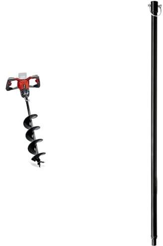 Einhell sladdlösa jordborren GP-EA 18/150 Li BL-Solo Power X-Change (utan batteri och utan laddare) & EinhellEinhell jordborrförlängning som tillbehör till GP-EA 18/150 Li BL (längd 100 cm)