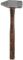 4 lb Blacksmith Hammer Cross Peen Bladesmith Engineer Drilling Hammer Handmade Knife Making Metal Working Forging Farrier Tool with Wooden Handle Steel Head