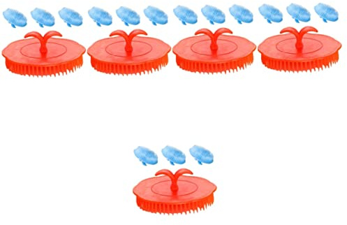 FRCOLOR 5 Set Hårborste För Hårbotten Borste För Schampo Hårbotten Borste Hårbotten Borste Dusch Hår Hårbotten Hem 4st*5