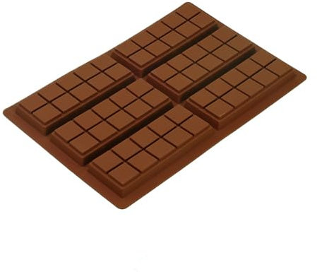 Moldes Tartas Silicona 2 Piezas De Seis Moldes Rectangulares Pequeños De Chocolate Moldes Para Hornear Pasteles