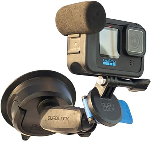 Quad Lock Adapter für Action-Kamera: Kompatibel Mit GoPro, OSMO Action und Anderen Kameras