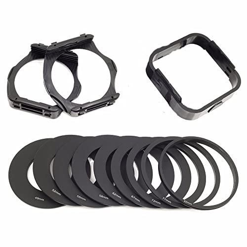 Filtro de Lente,Filtro Ultravioleta,Filtro Polariz Juego de lentes de inserción cuadrada Juego de lentes de 24 colores Juego de lentes pancromáticas ND Lente cuadrada degradada Juego de filtros de 42