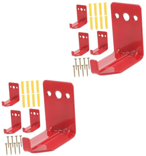 Angoily 8stücke Wandhalterung Für Feuerlöscher Halterungen Mit Einfachem Zugang Für Wandmontage Schrauben Und Ankern Langlebig Und Platzsparend