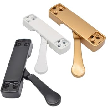 Manilla Ventana 1 Uds. Perilla de accionamiento de puerta corredera de acero y plástico de aleación, manija de ventana de pantalla de apertura exterior de vidrio, tirador de balcón for baño, Hardware