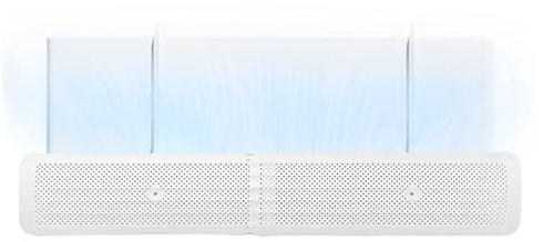 Deflector de Aire Acondicionado - Parabrisas de Pared, Desviador de Flujo, Rejilla Anti Aire Directo, Frío o Caliente para Casa/Oficina