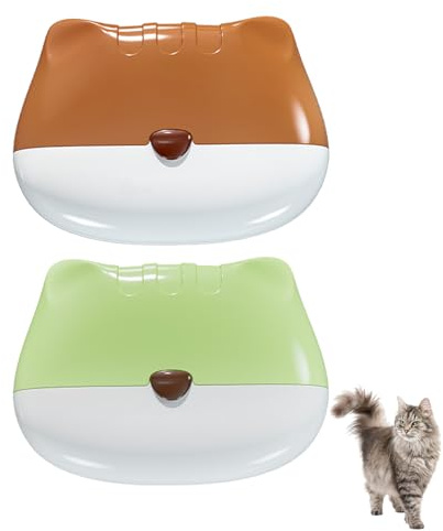 2Pcs Portable Lint Roller,Reusable Washable Sticky Roller,Mini Lint Roller Ball,Lint Remover Super Sticky Ball for Clothes Pet Hair Debris Tool(Green+Brown)
