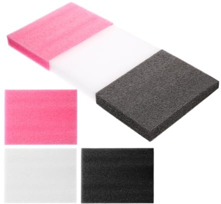 FRCOLOR Bloques de Fieltrar de Lana 6 Unidades Almohadillas para Aguja, Tapete Flexible para Manualidades DIY Animales Pequeños y Accesorios de Costura