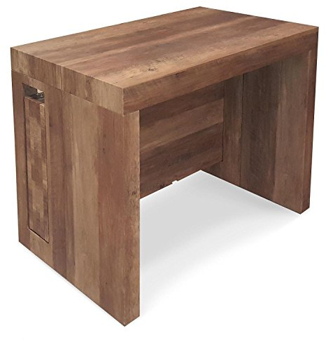 INTENSE DECO Table Console Extensible Loki Imitation Chêne Vintage