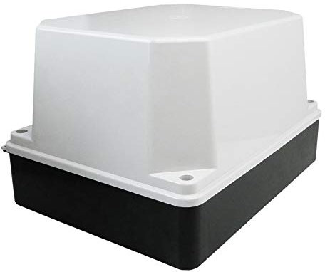 Doktorvolt BAU Leergehäuse Abzweigdose Stromverteiler Gehäuse IP66 - PVC Aufputzdose Wandverteiler für Garage, Werkstatt, Baustellen