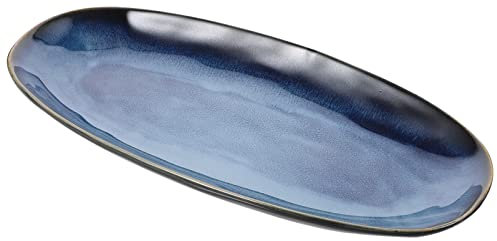 Cabilock En Céramique Sushi Plat En Céramique Poisson Plat de Service Plat de Poisson Sushi Plats Plateau de Nourriture D?ner Plaques pour Sushi Fruits Fromage Sushi Plateau De Service